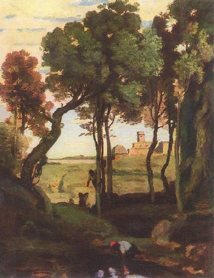 Jean-Baptiste Camille Corot Castelgandolfo Sweden oil painting art